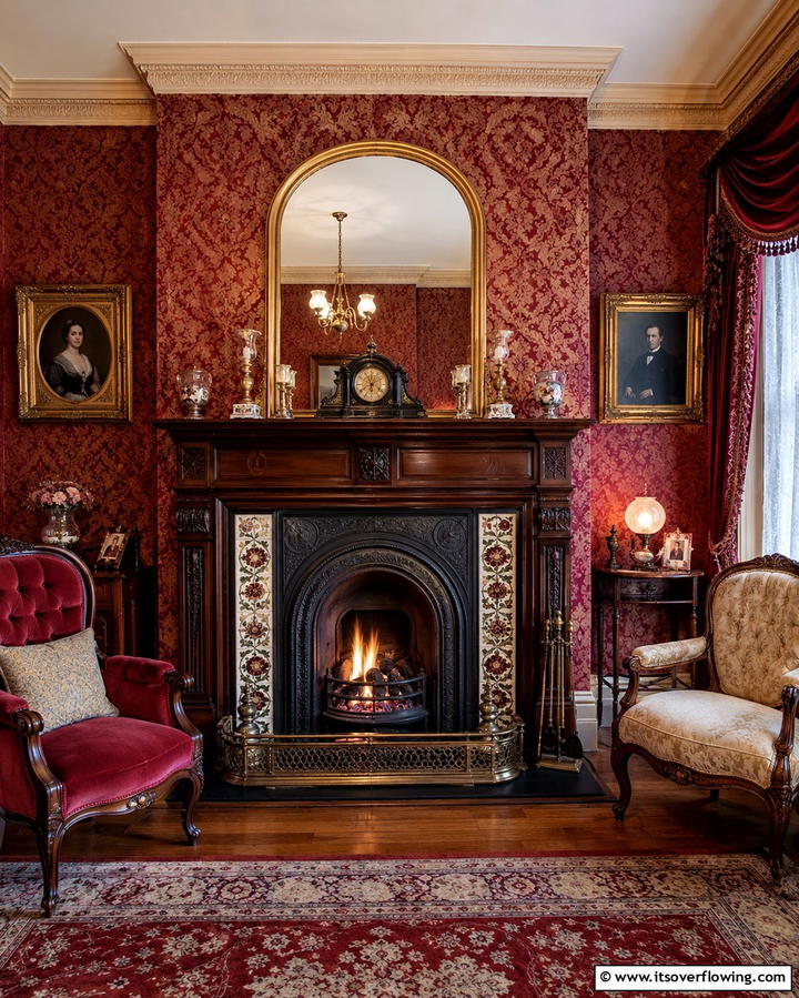 Victorian Fireplace - 20 Traditional Fireplaces for a Classic Home