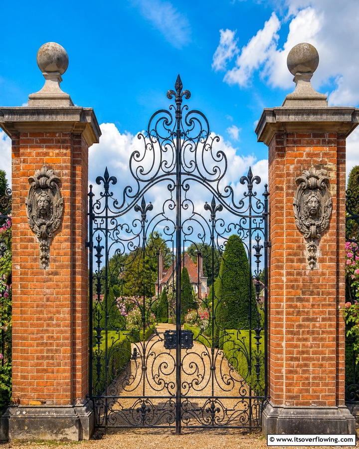 Victorian Inspired Ornate Gate - 30 Garden Gate Ideas- Charming Entrances & DIY Projects