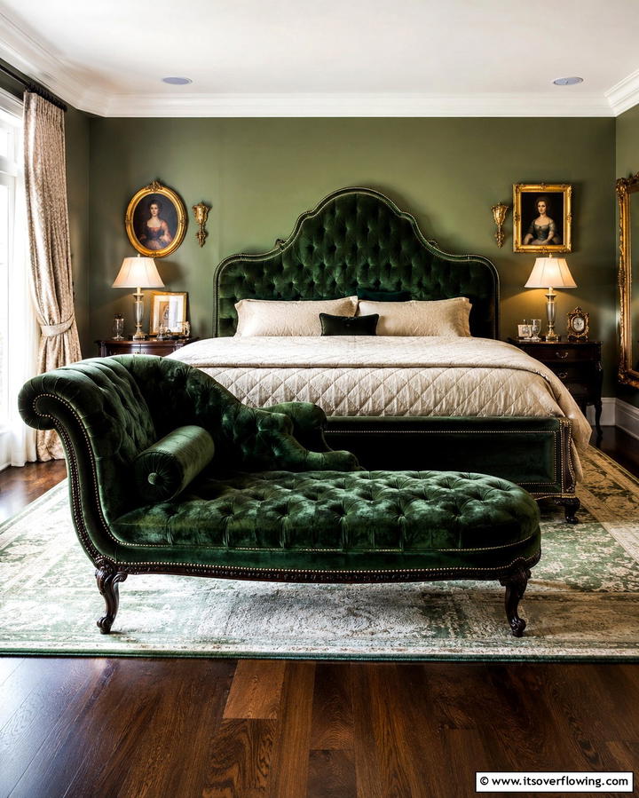 Victorian Inspired Upholstery - 25 Steampunk Bedroom Ideas for a Unique Vintage Look