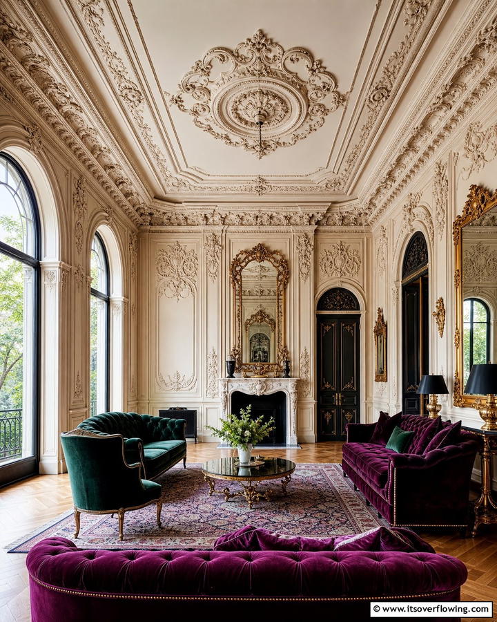 Victorian Ornate Detailing - 30 Wall Molding Ideas to Elevate Your Interior Design