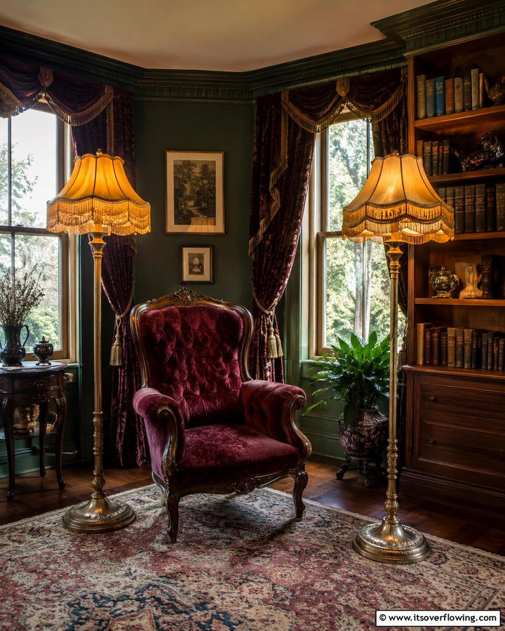 Victorian Style Floor Lamps - 25 Victorian Sunroom Ideas for a Bright Retreat