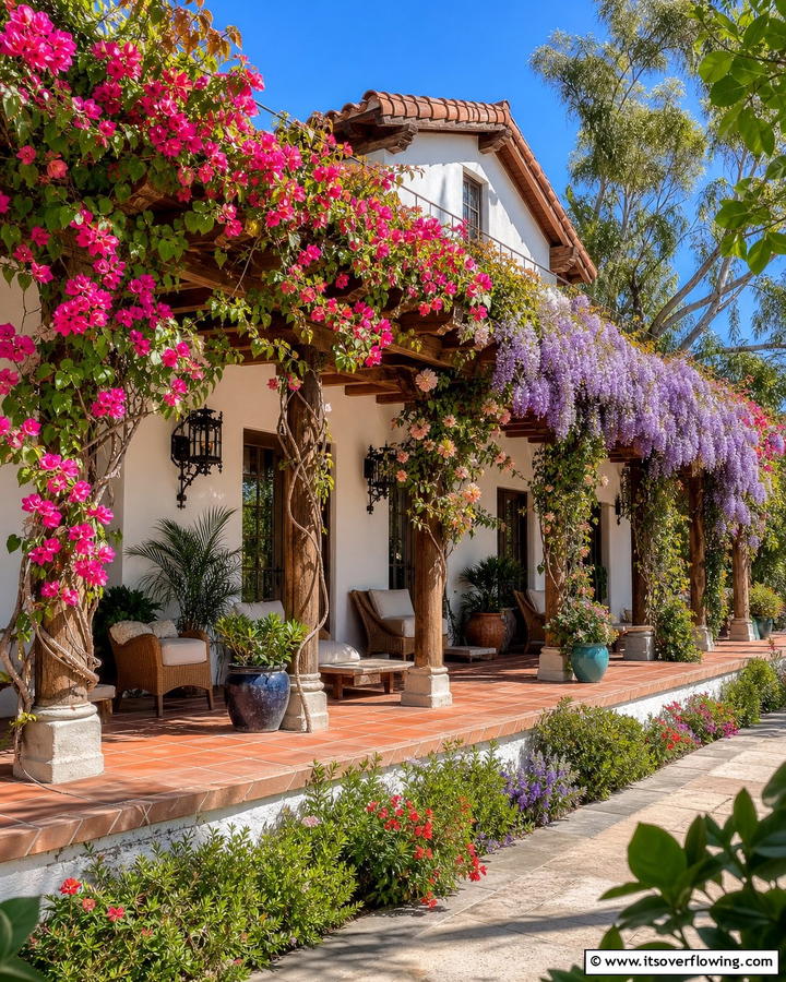 Vine Covered Veranda Charm - 21 Spanish Colonial Revival Architecture Design Tips