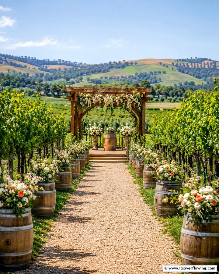 Vineyard Enchantment - 25 Wedding Venue Ideas to Find Your Perfect Location