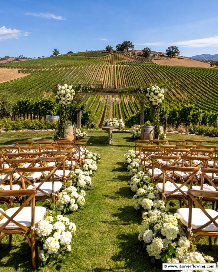 Vineyard Wedding - 30 Unique Wedding Ceremony Ideas for Your Perfect Day