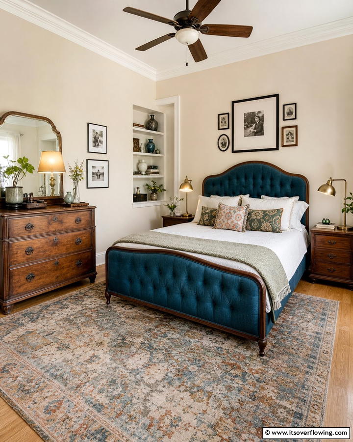 Vintage Accents - 21 Cozy Bedroom Ideas for Relaxing Retreats