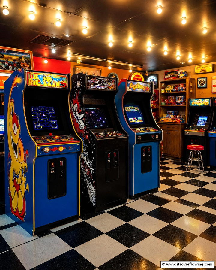 Vintage Arcade Cabinets - 25 Exciting Arcade Room Ideas for Game Lovers