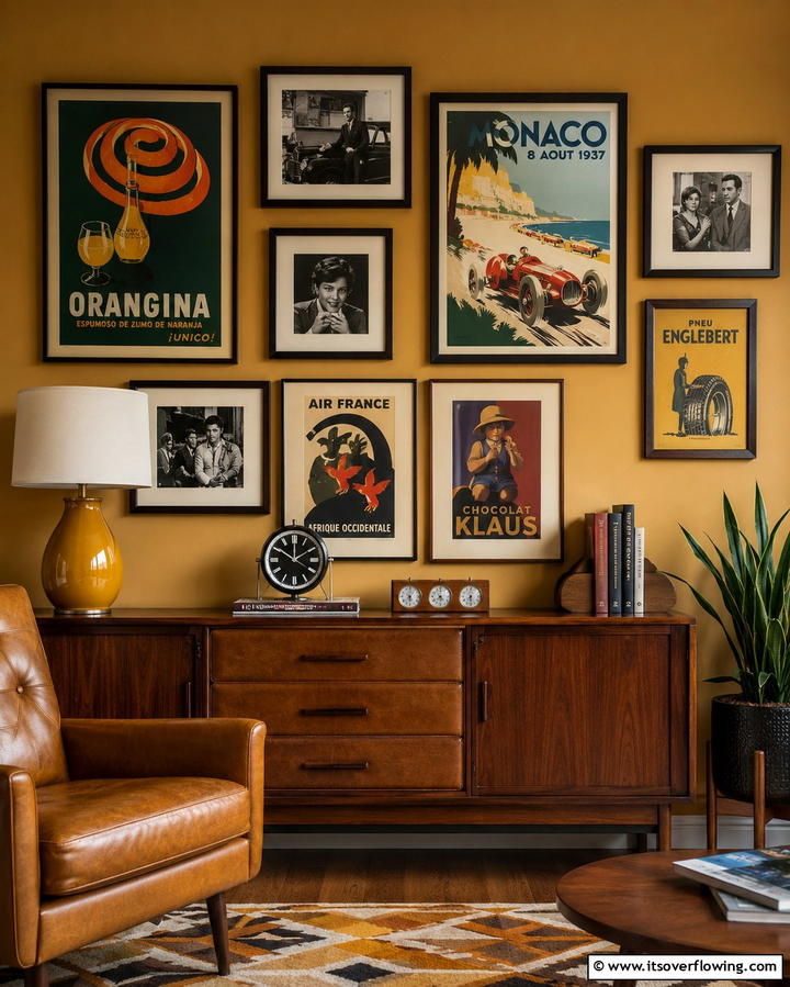 Vintage Artwork for Timeless Appeal - 30 Sophisticated Cigar Room Designs for Luxurious Relaxation
