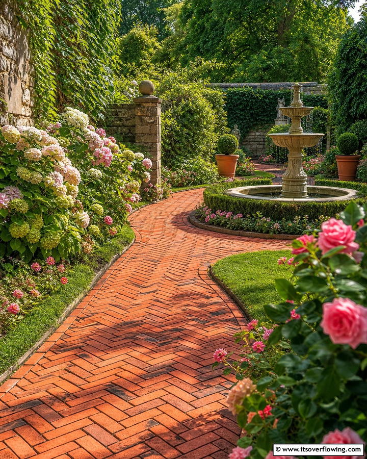 Vintage Brick Lane - 30 Stunning Garden Path Ideas to Guide Your Landscape