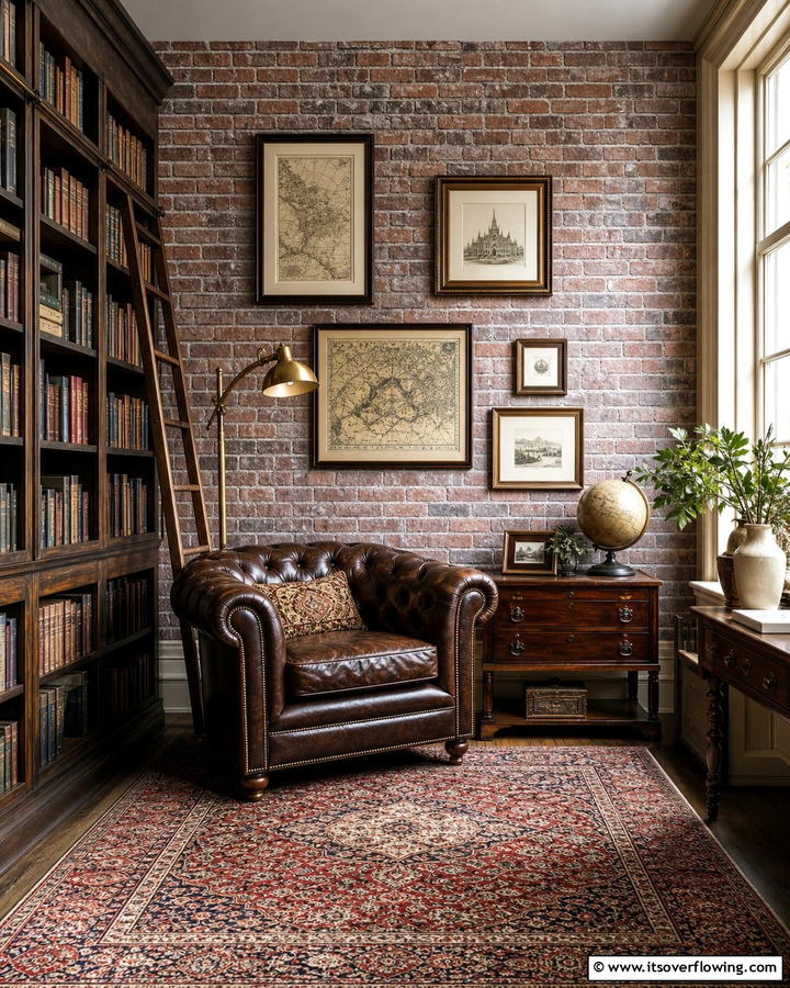 Vintage Brick Wallpaper for Nostalgic Vibes - 25 Brick Wallpaper Ideas to Transform Your Interior Spaces