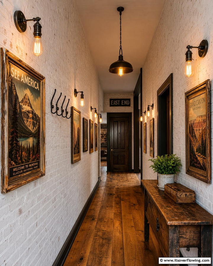 Vintage Bulbs for a Retro Feel - 20 Narrow Hallway Lighting Ideas to Brighten Your Space