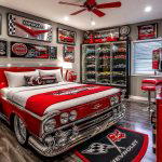 Vintage Car Enthusiast Room