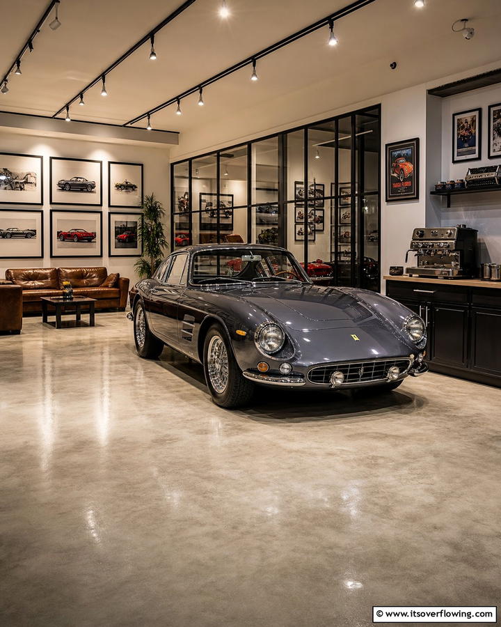 Vintage Car Showcase - 20 Luxury Man Cave Ideas for Ultimate Comfort