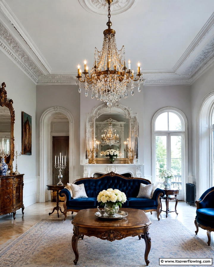 Vintage Chandeliers - 25 French Interior Design Ideas for Elegant Living