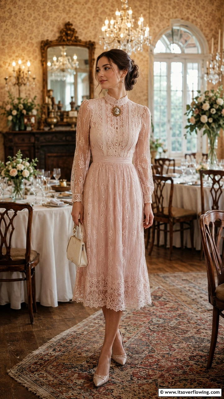 Vintage Charm - 30 Guest Wedding Outfit Ideas- Stylish Attire Inspiration