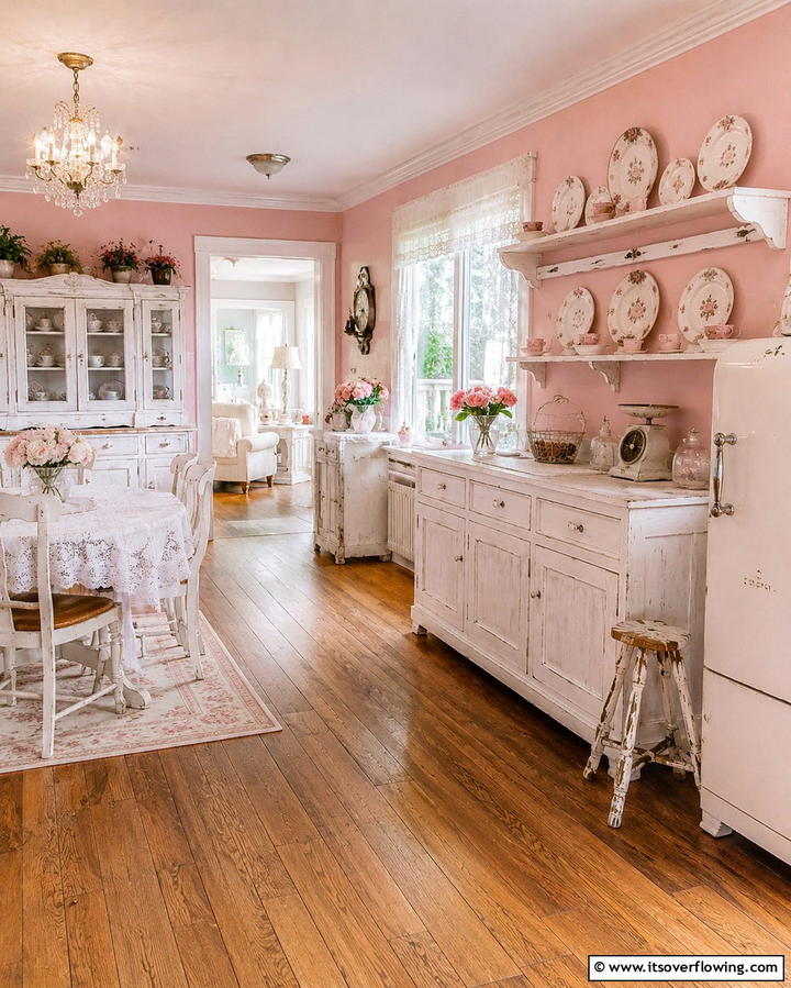 Vintage Charm Palette - 30 Floor & Wall Color Combos for Stylish Interiors