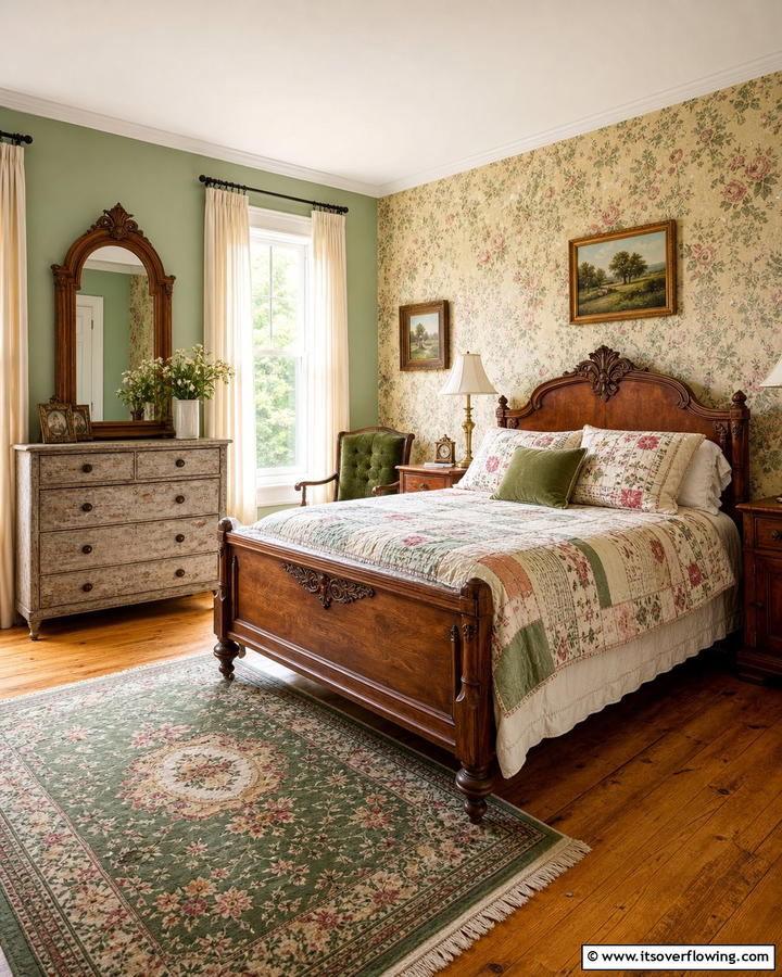 Vintage Charm Revival - 21 Modern Bedroom Interior Design Ideas for Elegant Spaces