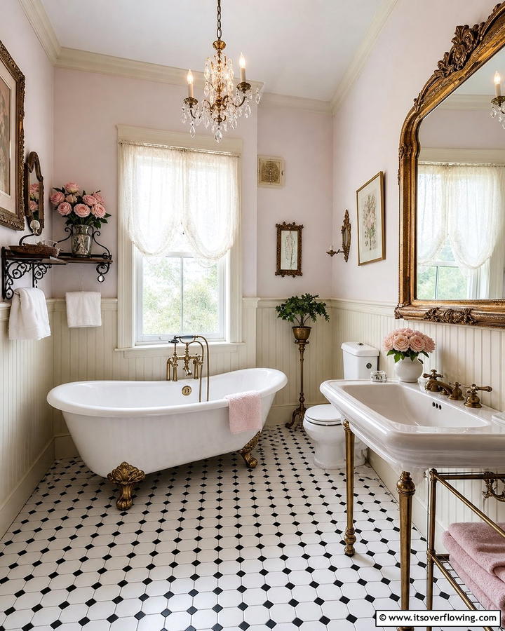 Vintage Charm Space - 21 Luxury Bathroom Ideas for a Spa-Like Retreat