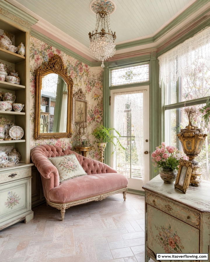 Vintage Charm Sunroom - 21 Bright Sunroom Ideas to Enjoy Natural Light Year-Round