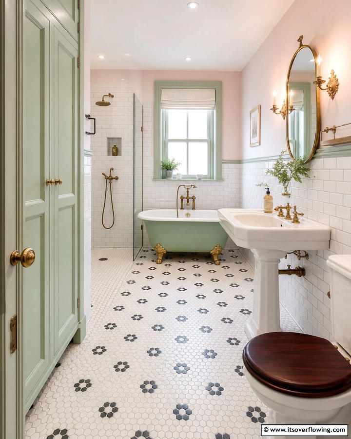 Vintage Charm Wet Room - 30 Modern Wet Room Ideas for Sleek Bathroom Functionality