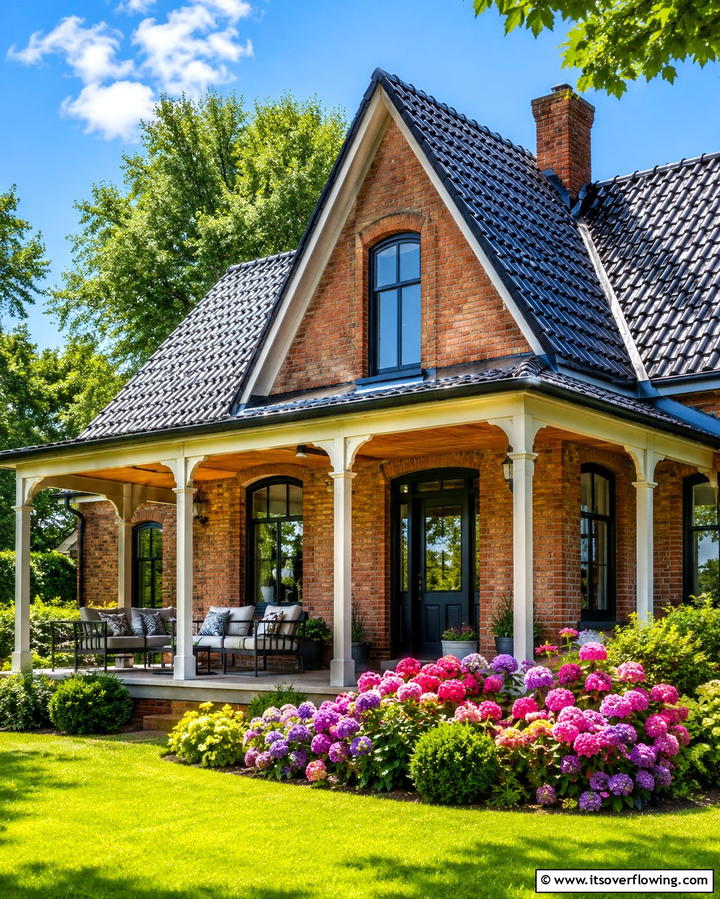 Vintage Charm with a Twist - 30 Houses with Black Roofs- Modern Exterior Design Inspiration