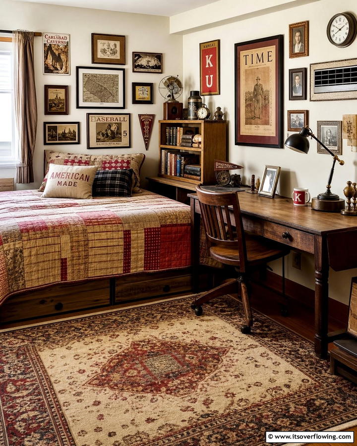 Vintage Decor Finds - 21 Dorm Room Decorating Ideas for Style and Function