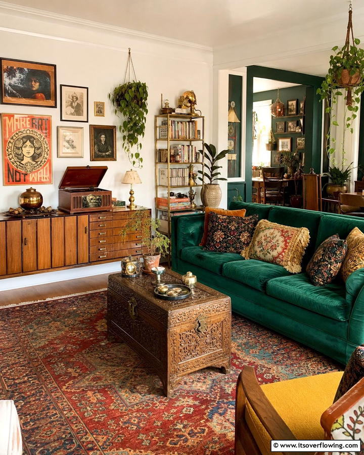 Vintage Eclectic Mix - 21 Apartment Decorating Ideas for Stylish Small Spaces