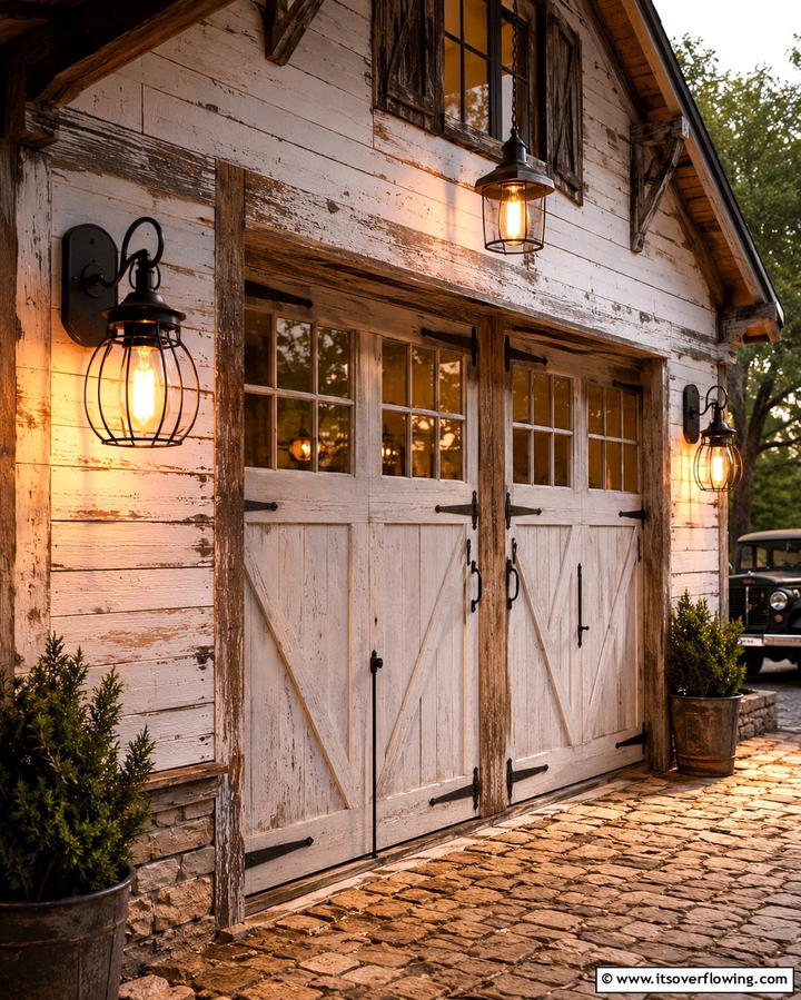 Vintage Edison Bulbs for a Nostalgic Glow - 25 Exterior Garage Lighting Ideas to Illuminate Your Home