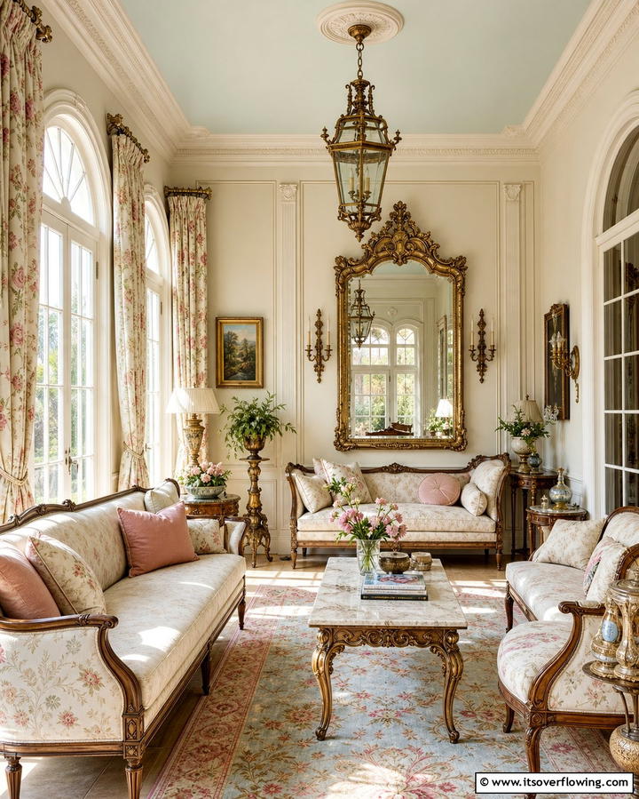 Vintage Elegance - 25 Florida Room Ideas for a Relaxing Sun-Filled Space