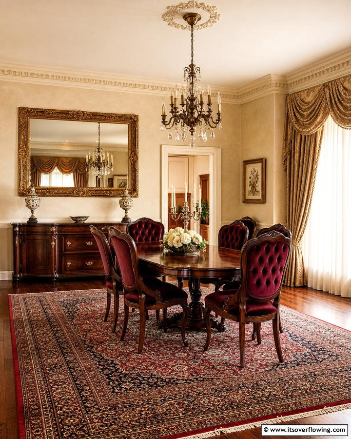 Vintage Elegance Dining Room - 21 Dining Room Design Ideas for Elegant Gatherings