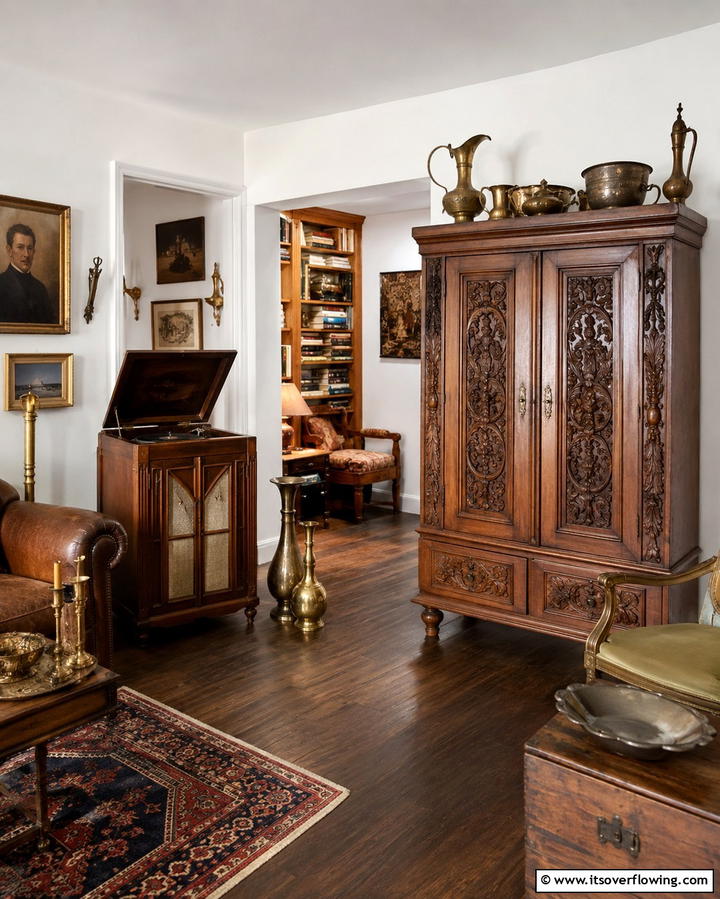 Vintage Finds and Treasures - 30 Eclectic Bohemian Maximalist Decor Ideas for Vibrant Homes