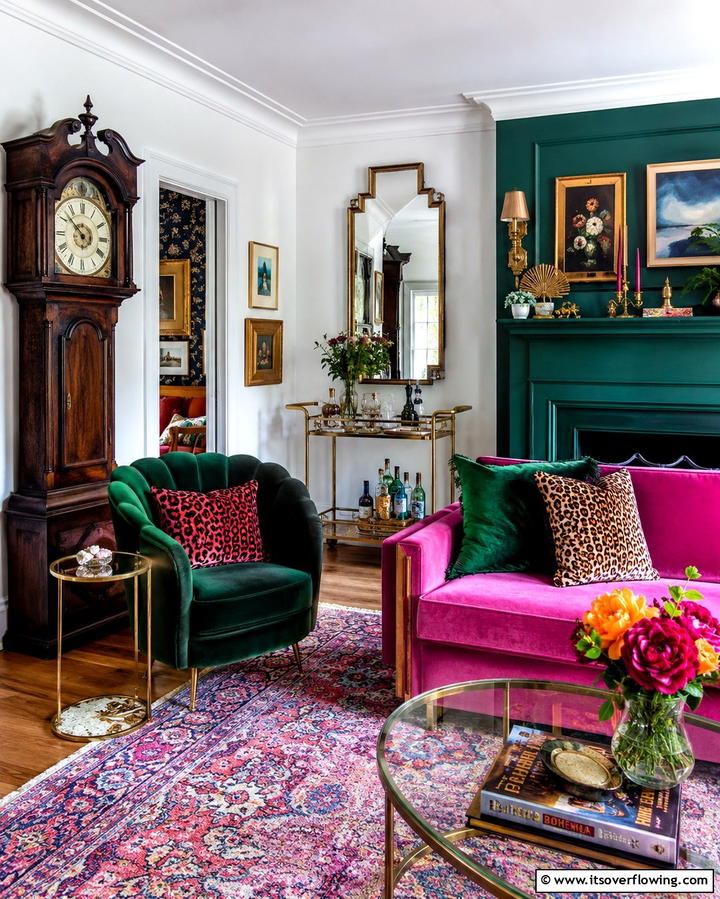 Vintage Finds for Timeless Charm - 25 Maximalist Living Room Design Ideas for Bold Homes