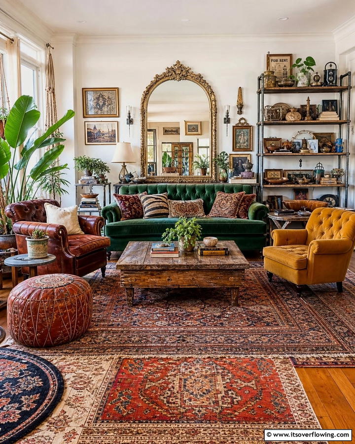 Vintage Finds for Unique Charm - 25 Bohemian Interior Design Ideas for a Chic Home