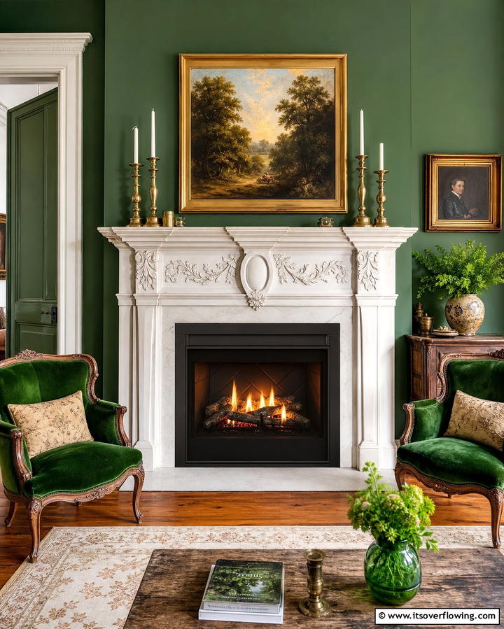 Vintage Fireplaces for Timeless Appeal - 25 Small Living Room Fireplace Ideas for Cozy Homes