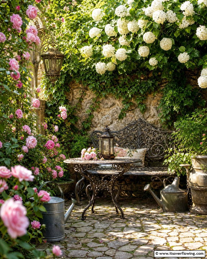 Vintage Garden Retreat - 20 Garden Nook Ideas to Create a Cozy Outdoor Retreat