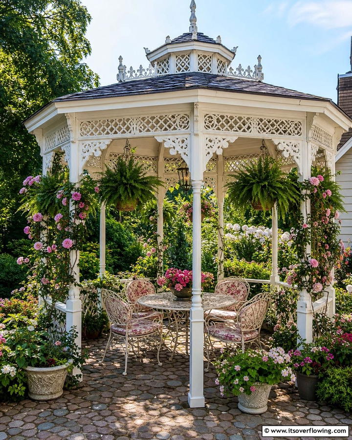 Vintage Gazebo Style - 21 Covered Patio Ideas for All-Weather Outdoor Living