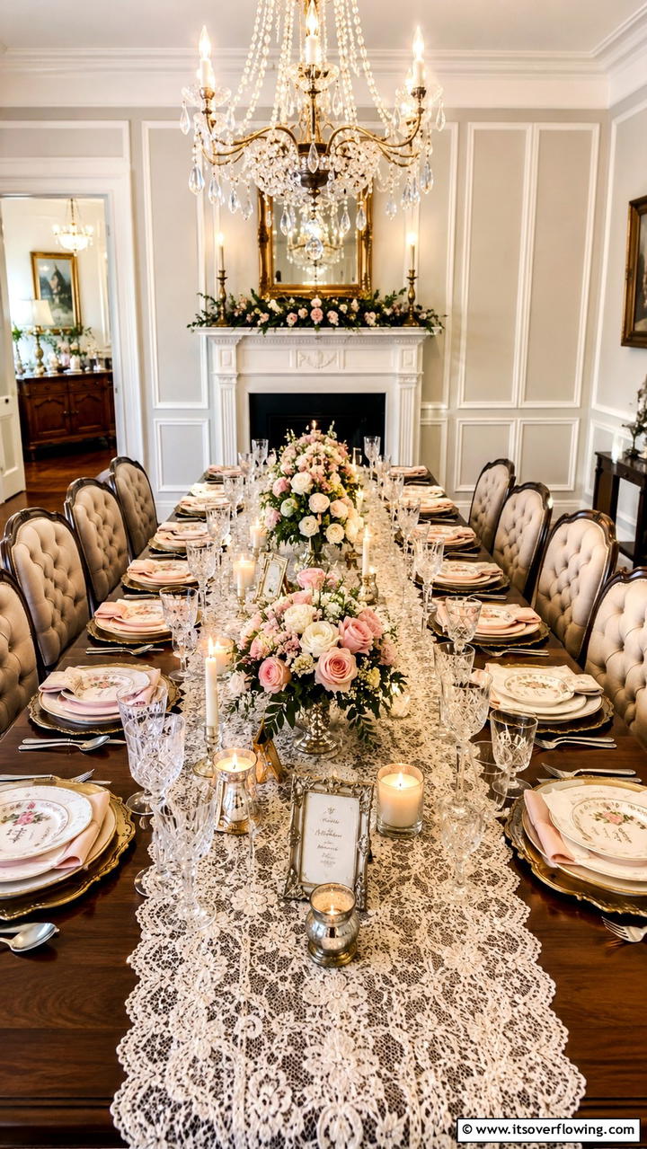 Vintage Glam Celebration - 21 Elegant Tablescape Ideas for Memorable Dining Experiences