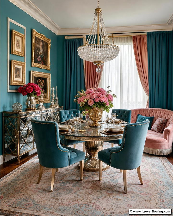 Vintage Glam Dining - 21 Formal Dining Room Ideas for Sophisticated Entertaining