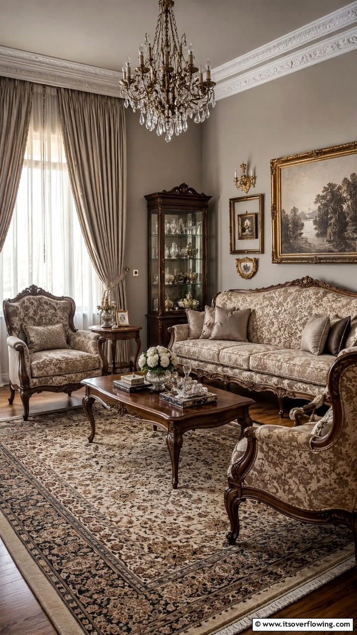 Vintage Greige with Timeless Appeal - 30 Greige Living Room Ideas for Neutral & Warm Modern Spaces