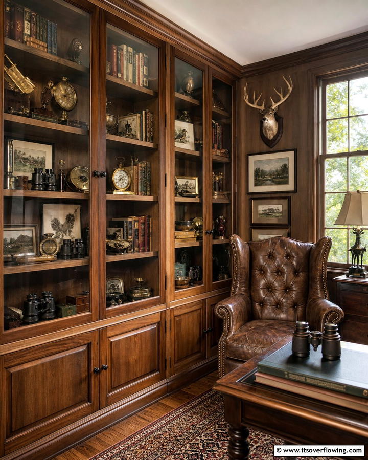Vintage Hunting Memorabilia - 25 Hunting Room Ideas for the Ultimate Sportsman’s Retreat