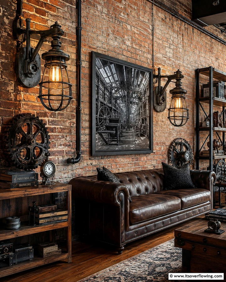 Vintage Industrial Sconces - 30 Bedroom Wall Sconce Ideas for Ambiance & Space-Saving