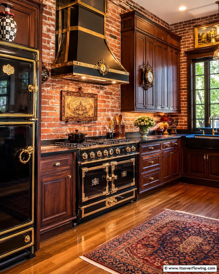 Vintage Inspired AppliancesExact - 30 Gothic Kitchen Ideas for Dramatic Dark Aesthetic Spaces