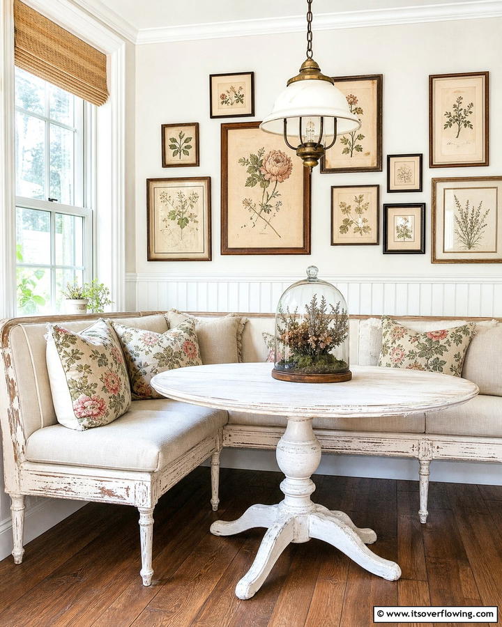Vintage Inspired Banquette - 21 Banquette Seating Ideas for Stylish & Functional Dining Spaces