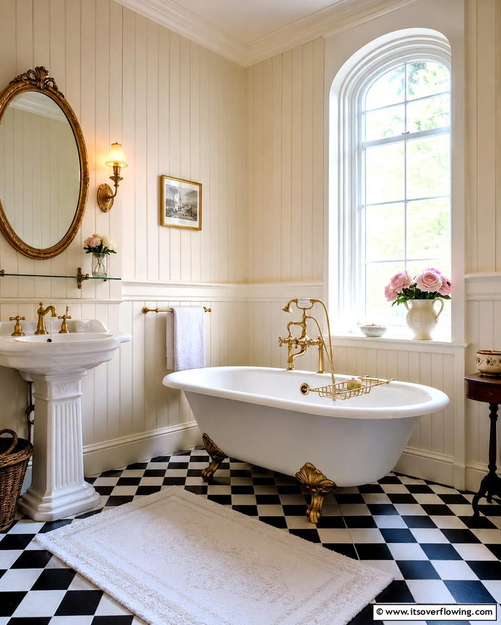 Vintage Inspired Beadboard - 25 Charming Beadboard Bathroom Ideas for a Classic Look