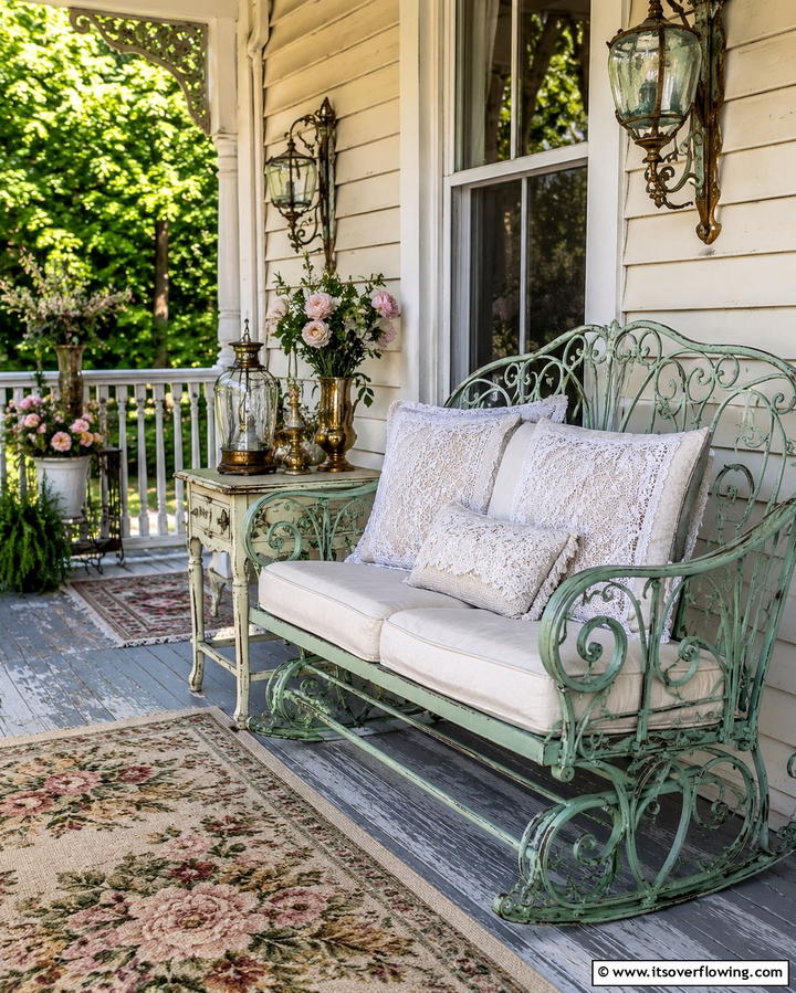 Vintage Inspired Charm - 25 Side Porch Ideas to Enhance Your Outdoor Living Space