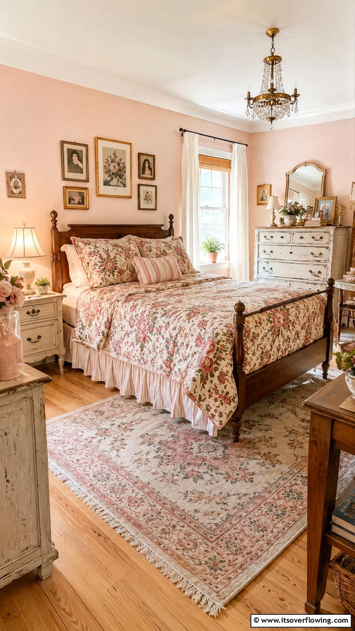 Vintage Inspired Charm - 21 Modern Teen Bedroom Ideas for Functional and Stylish Spaces