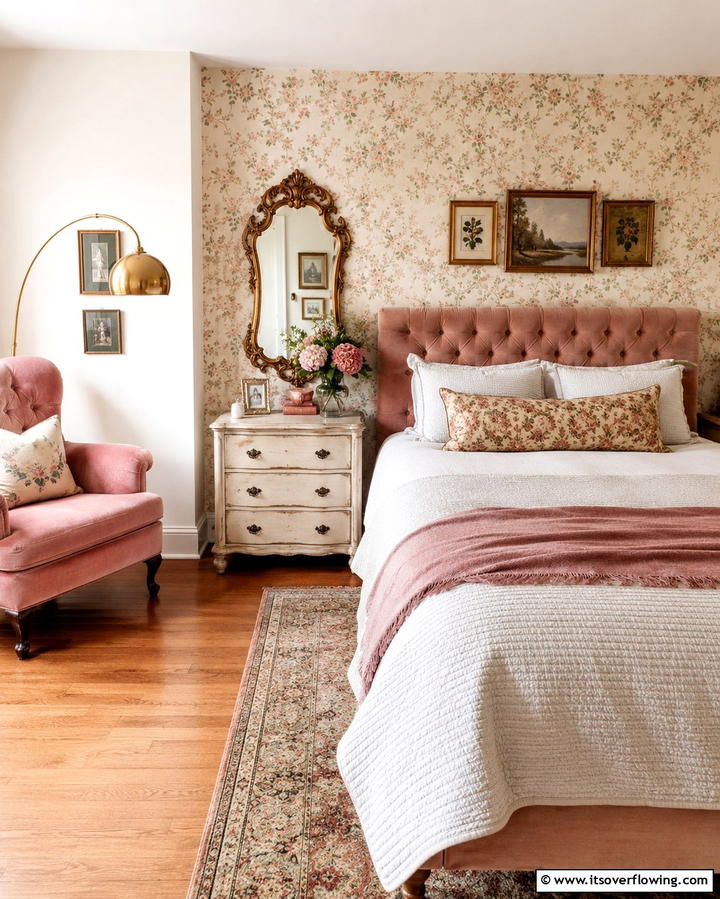 Vintage Inspired Details - 30 Relaxing Bedroom Ideas for a Serene Sleep Sanctuary