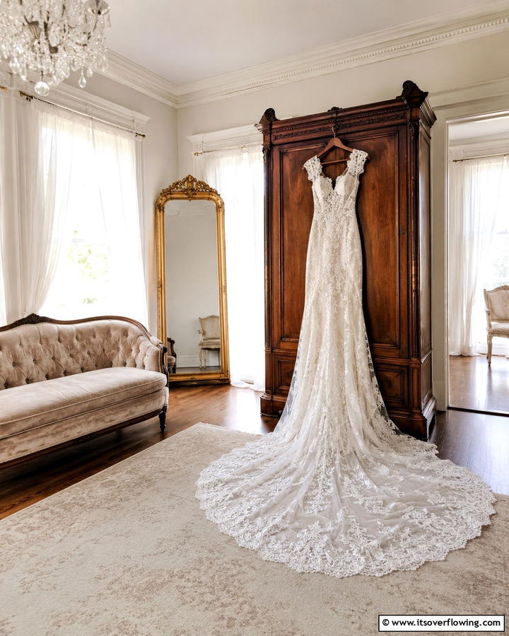 Vintage Inspired Lace Gowns - 30 Timeless Classic Wedding Inspiration Ideas for Elegant Celebrations
