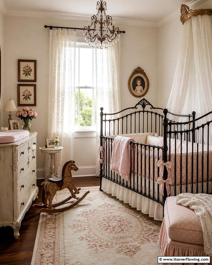 Vintage Inspired Nursery - 25 Whimsical Nursery Ideas for a Magical Space
