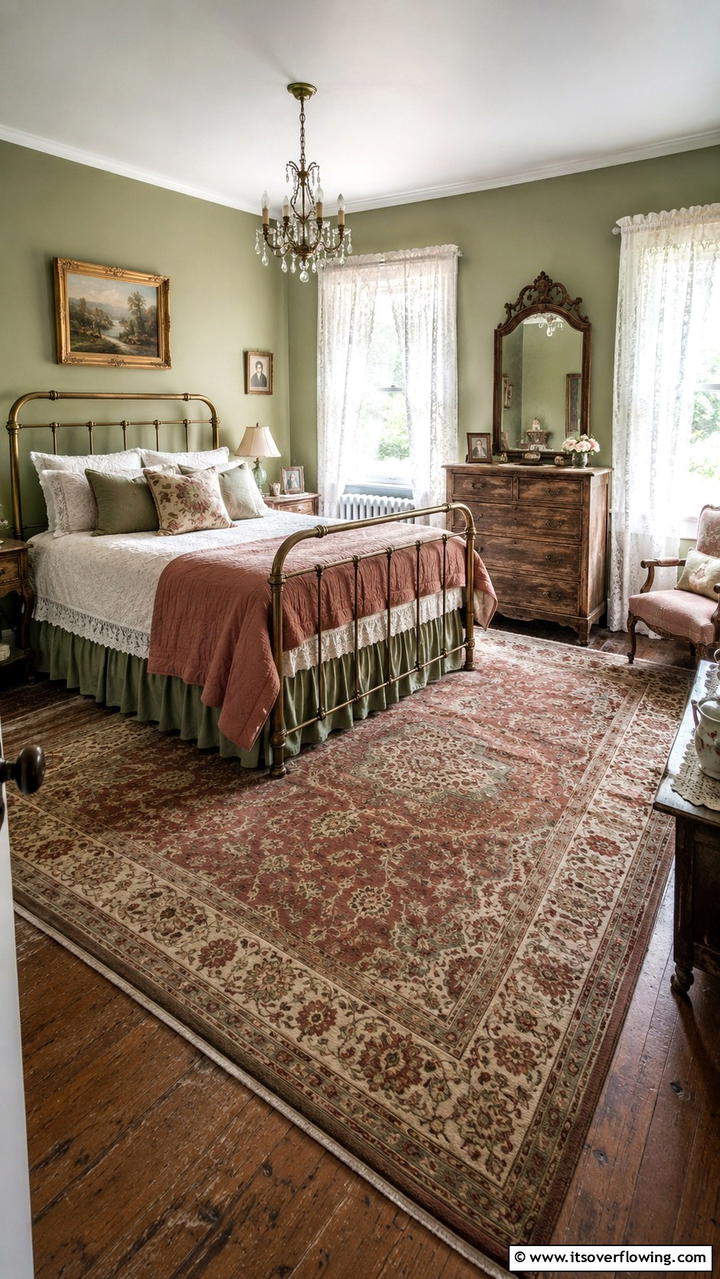 Vintage Inspired Style - 30 Bedroom Rug Ideas to Anchor and Elevate Your Decor
