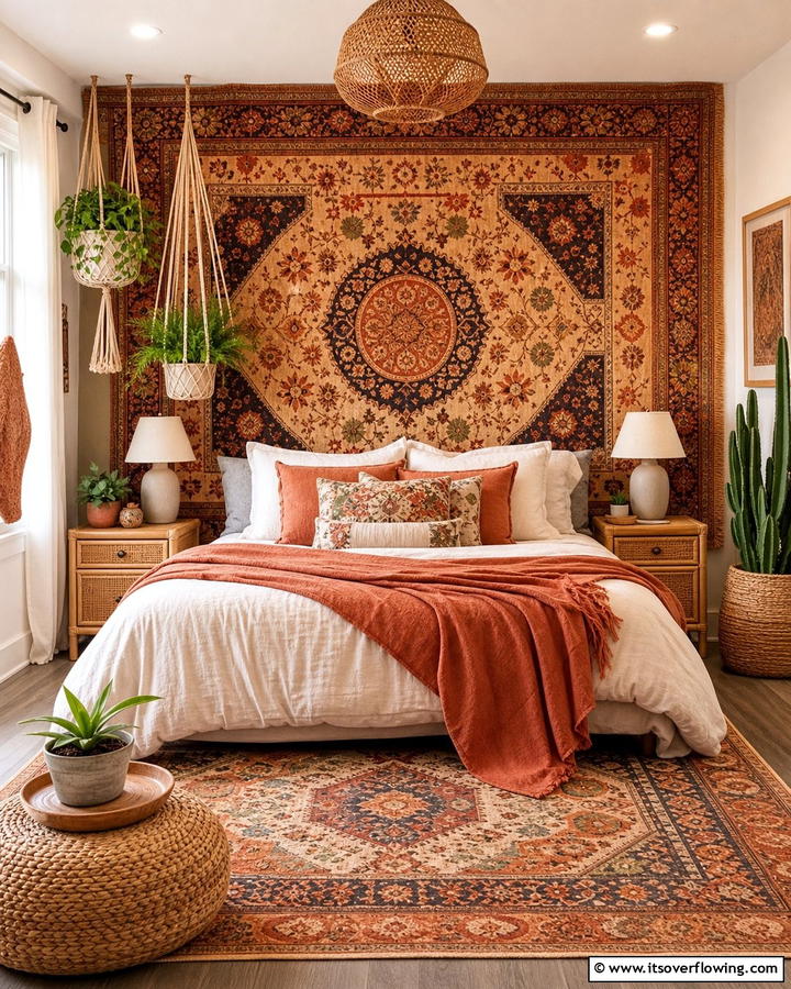 Vintage Inspired Tapestries - 25 Boho Wall Decor Ideas for a Vibrant and Artistic Home